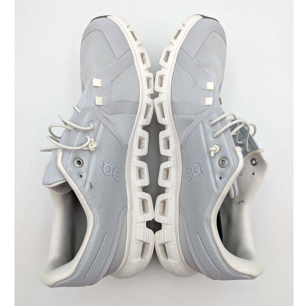 On Cloud 6 Running Sneakers Shoes Lace-Up Men's Glacier/White Size USM9.5 EU43 - Picture 7 of 11